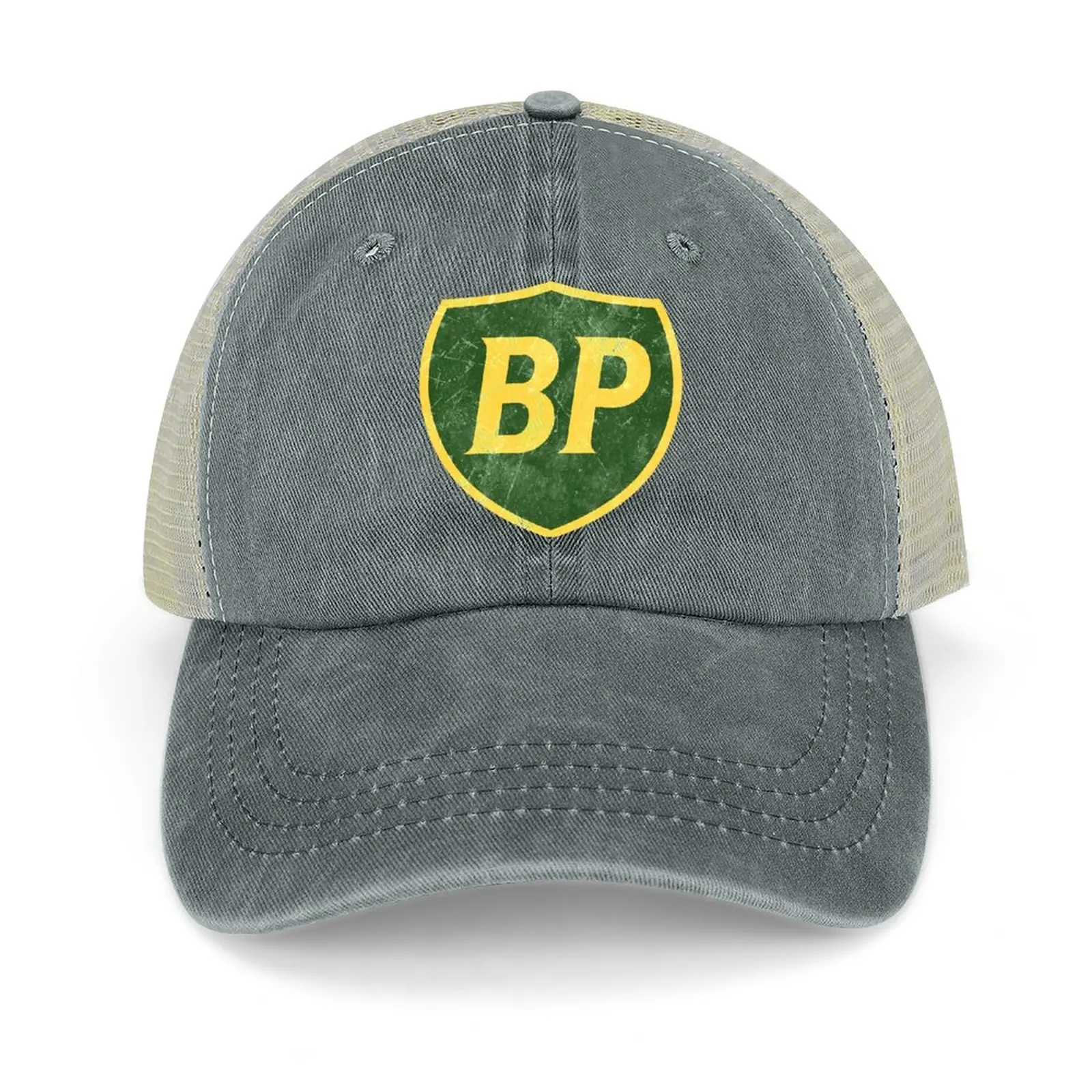 BP Autópálya Állomás British Petroleum Vintage Cowboy Kalap Sapka tea kalapok Sport Sapkák Kalapok Női Férfi