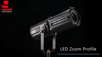 Magas Minőségi 400 Wattos Kézi Zooml STB Optikai Lencse RGBAL LED Reflektor Fény Profil