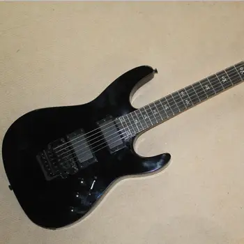 Kirk Hammett aláírás KH-2 elektromos gitár fényes KH2 gitár ingyenes szállítási 9V aktív pickupok koponya inlay custom shop gitár