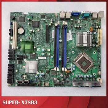 Szerver Alaplap A Supermicro SZUPER-X7SB3 775, DDR3 Teljesen Bevizsgált, Jó Minőségű