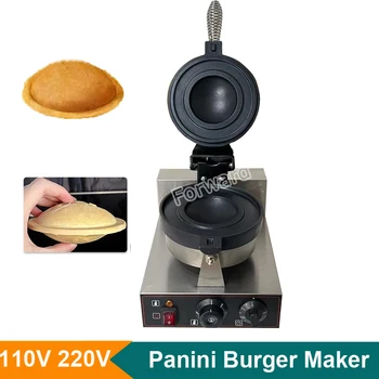 10CM Penész Gelato Panini Nyomja meg az Ice Cream Briós Burger Melegebb Fagyit Panini Hamburger Pan Gép