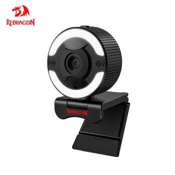 REDRAGON Oneshot GW910 USB-HD Webkamera autofókusz Beépített Mikrofon 1920 X 1080P 30fps Web Cam Kamera Asztali Laptop PC Játék
