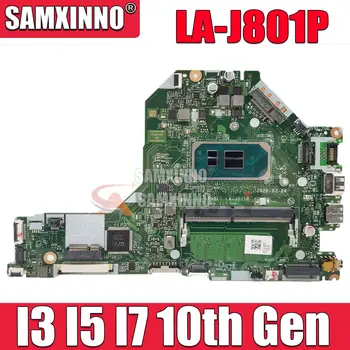 FH5LI LA-J801P Az ACER Aspire A315-56 Laptop Alaplap CPU:I3-1005G1 I5-1035G1 I7-1065G7 RAM:4G DDR4 100% - ban Tesztelt