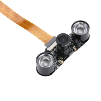Raspberry Pi Nulla W Kamera Modul Fokális Állítható éjjellátó Webkamera IR Érzékelő LED Fény a Raspberry Pi Nulla V1.3