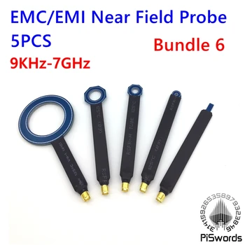 EMC EMI Near Field Szonda Egyszerű Mágneses Mező Szonda 9KHz-6GHz Tér Vezetés Sugárzás Helyesbítését Korrekció