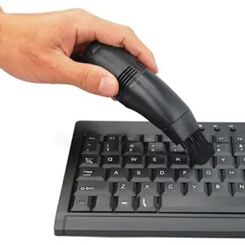USB Mini Porszívó Billentyűzet Eszköz PC, Notebook Számítógép Ecsettel Por Eltávolítása Kit Számítógép LED Tisztító Asztali Eszköz