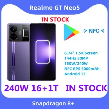 Eredeti Realme GT Neo 5 5G Okostelefon 6.74
