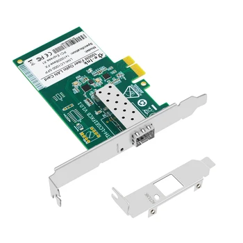 Gigabit Optikai Hálózati Kártya NIC -Egyetlen SFP/SC Port 1000Mbps PCI Express Ethernet LAN Adapter , 20 KM fölött Duplex Rost SMF
