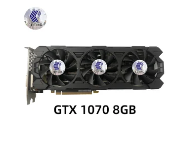 Használt CCTING GTX 1070 8GB Játék GPU videokártya NVIDIA GeForce GTX1070 8 GB Grafikus Kártya Asztali PC, Számítógépes Játék, VGA
