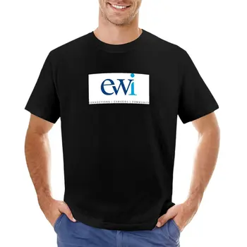 EWI Színes Logo Póló grafikus póló Túlméretezett póló férfi ruházat