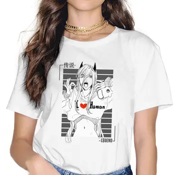 Láncfűrész Ember Anime Szeretem az Emberi Póló Klasszikus Gótikus Női Tshirt O-Nyak