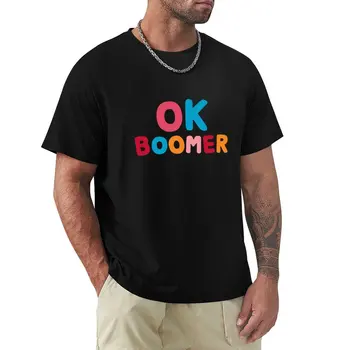 Ok boomer T-Shirt, gyorsan száradó t-shirt maximum fiúk állat print póló férfi ruházat bajnok póló