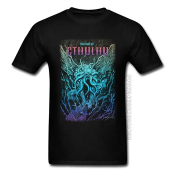 Lovecraft Tshirt A Férfiak Egy Vadállat Rémálom a Cthulhu Design pólók 3D-s Digitális Grafikus Póló Nagy Tshirt 100% Pamut