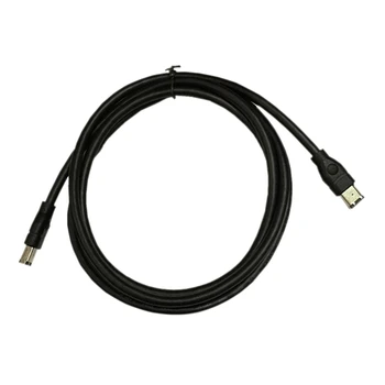 Fekete IEEE 1394 Firewire 400-Firewire 400 Kábel, 6 Pin/6 Pin Férfi / Férfi - 10 FT