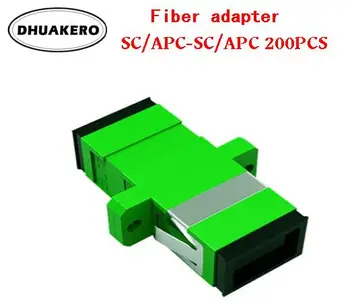 ingyenes szállítás AB27D SC/APC-SC/APC 200pcs Egyoldalas üzemmód optikai csatoló karimás csatlakozó adapter
