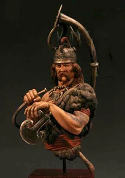 Unassambled 1/9 ősi állni harcos Eszközök MELLSZOBOR Gyanta ábra miniatűr modelleket, Festetlen