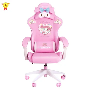 2023New termékek WCG játék szék lányok aranyos rajzfilm számítógép fotel office home forgatható masszázs szék emelő állítható szék