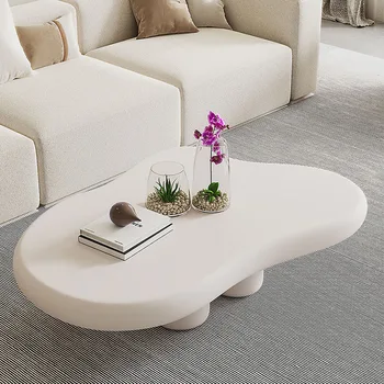 Fehér Korea Asztalkák, Nappali, Luxus Minimalista Prémium Kávét Táblázatok Szobás Egyedi Fennsík Auxiliares Otthon Bútor