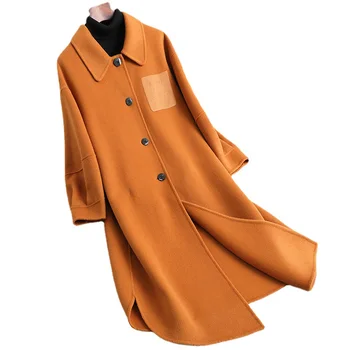 Hwitex Női Gyapjú Kabát 100% Gyapjú, szőrme Kabát Hivatalos női Téli Kabátok Női HW2024