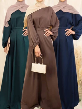 Törökország Dubai Muszlim Ruha Nők Abaya Kaftans Abaya Ima Ruhák Dubai Marokkói Iszlám Hosszú Ruha, Köntös Femme Musulmane Vestidos