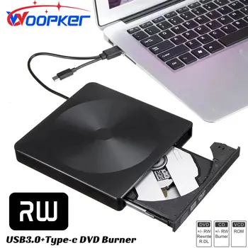 Külső DVD-CD Lejátszó Driver DVD-RW USB 3.0 c-típusú Felület CD Lejátszó Alkalmas Laptop, Asztali Számítógép Windows-Linux OPERÁCIÓS rendszer