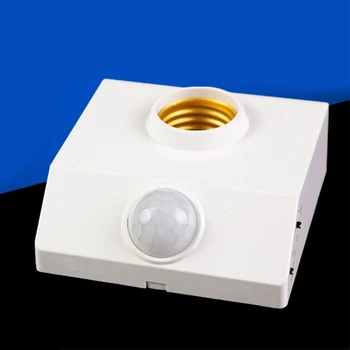 Automatikus Emberi Test PIR Érzékelő LED Izzó Lámpa E27 Bázis PIR Mozgásérzékelő, Fali Lámpák Jogosultja Socket 110V, 220V