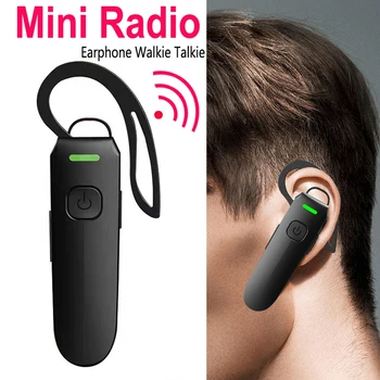 Vezeték nélküli Fülhorgot Mini Walkie Talkie Intercome Bluetooth-Étterem Hotel PMR Fül-Hook-Bluetooth-kompatibilis Fülhallgatót Két Rádió