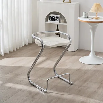 Színes krém étkező szék, Fotel Északi Luxus, Relaxációs Szék Studio Cafe Szék 2023 Új Dropshipping