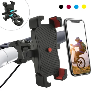 Univerzális Motorkerékpár Kerékpár Telefon tartó Hegy 360 Fokos GPS Támogatás Kormány Állvány IPhone Samsung Ütésálló Konzol Klip