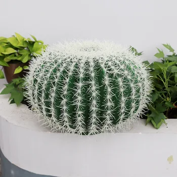 Északi szimuláció kaktusz cserepes növény táj dekoráció hamis zöld növény dekoráció trópusi sivatagi bolt kirakatából