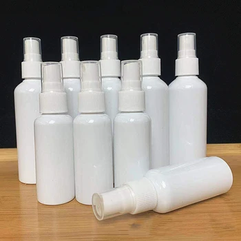 1DB Műanyag Kis Parfüm Porlasztó Üres Spray Palackot Utazási Fehér 30/50/100ML