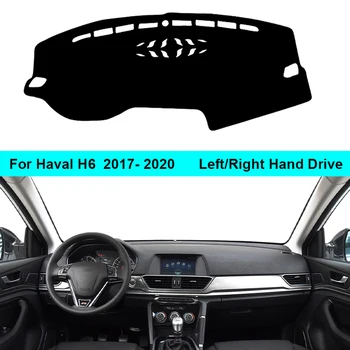 Autó Belső Műszerfal Fedezze Dash Lábtörlő Szőnyeg Cape Párna Haval H6 2017 2018 2019 2020 2 LHD RHD Auto Stílus Nap Árnyékban