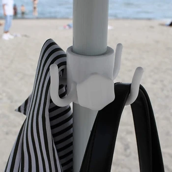Mini mind a Négy sarkát Horgok Kiegészítők napernyő Eszközök Kültéri Utazási Bcolumn Esernyő négylábú Műanyag Kampó