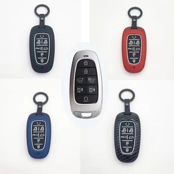 ABS Autó Kulcs Esetben 6 7 Gomb Kulcsnélküli Bejegyzés Távirányító Így Védő Fedelet A Hyundai Sonata Nexo 2019 2020 2021