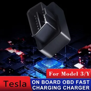 Tesla 3Y autó OBD 30W Quick charge - fekete -17-22