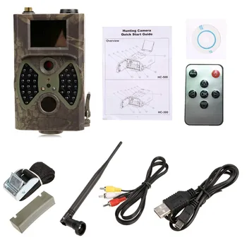 Vadász Kamera HC300M 12MP MMS GPRS GSM HC300M 1080p Mozgásérzékelő A Vadon élő állatok Otthoni Megfigyelés, kültéri vadász kamera