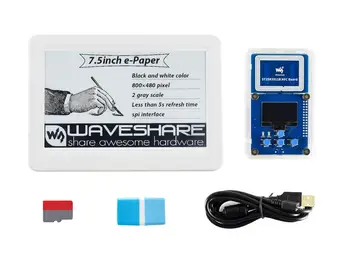 Waveshare 7.5 inch Passzív NFC-Alapú e-Papír Értékelés Készlet, Nincs Akkumulátor, Vezeték nélküli Bekapcsolás & Adatátvitel