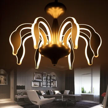 Modern, Kreatív Medál Fény Fény nappali Hálószoba, LED Izzók ,akril+fém 6/8 fej