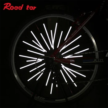 Roadstar Kerékpár, Bicikli Kerék Küllő Fényvisszaverő Matrica Cső Figyelmeztetés Biztonsági Fény DIY Kerékpáros Fényvisszaverő Reflektor Cső