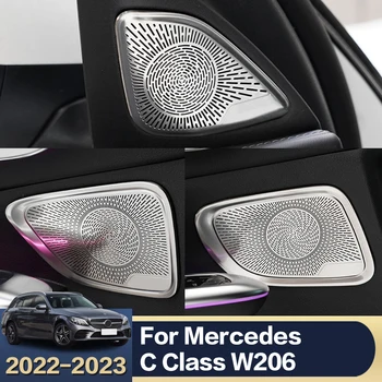Autó, Ajtó Hangszóró Fedezze Berendezés, Dekoráció, Belső Kiegészítők Mercedes Benz W206 C Osztály C200 C220 C260 C300 2022 2023