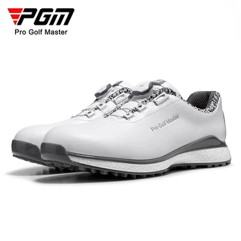 PGM Férfi Golf Cipő Gomb Cipőfűző Anti-oldalán Csúsztassuk Vízálló Férfi Sport Cipő, Cipők XZ262